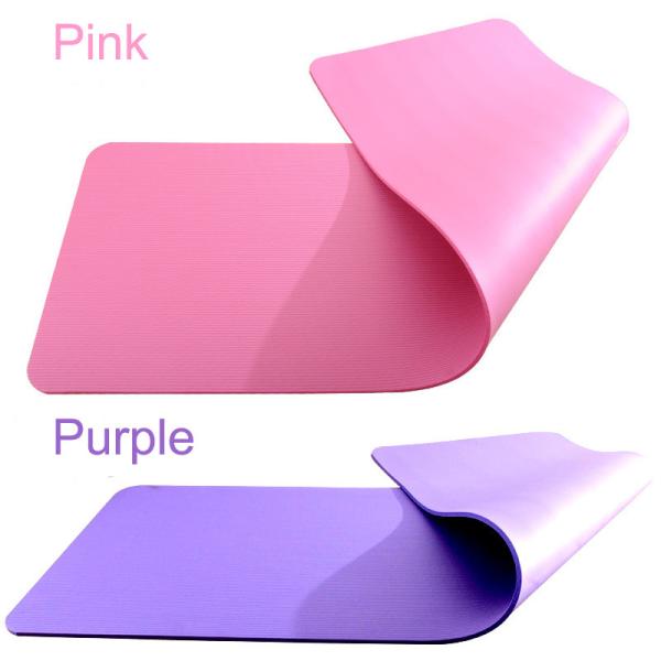 NBR YM-022 Non Slip Yoga Mat Bundle 0.39 Carry Strap And Bag