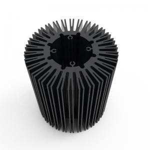 Wholesale Black ODM Extruded CNC Aluminum Heat Sinks For LED Radiator from china suppliers