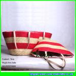 LDMC-029 large women straw tote bag wheat made straw beach bags