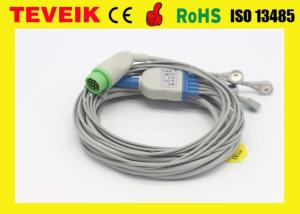 Wholesale Medical Biolight Round 12pin 5leads ECG Cable with Snap For A8 Patient Monitor from china suppliers