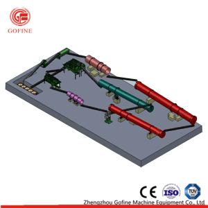 Wholesale High Capacity NPK Fertilizer Production Plant , Organic Fertilizer Production Line from china suppliers