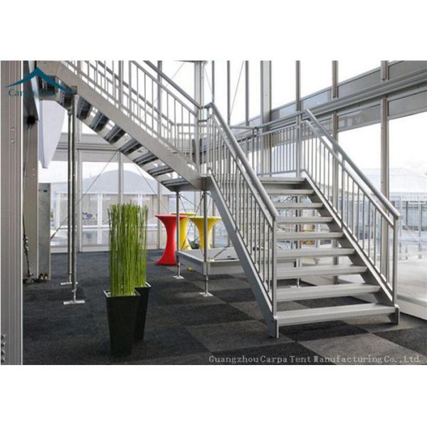 Business Fire Proof Large Steel Frame Tents Temporary 10mx25m Space