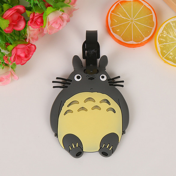 Owl Shape Personalised Custom Eco-Friendly Soft PVC Travel Luggage Tag