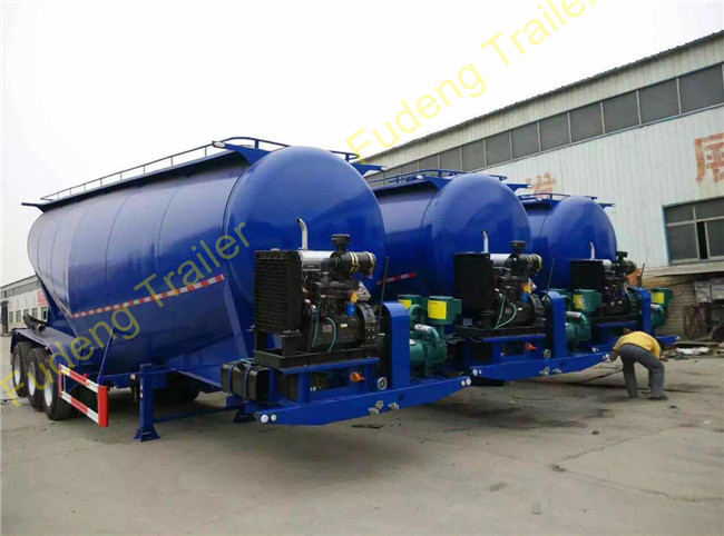 50 cbm Cement Tanker Semi Trailer truck tank trailer dry powder transport