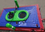 Commercial grade adults big inflatable bossaball court with center trampolines