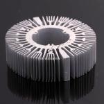 Factory Profile Round Heat Sink , Extruded Aluminium Heat Sinks Good Anticorrosi