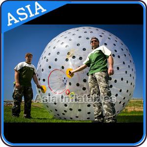 Wholesale Inflatable Color Dots Aqua Zorbing Ball Played On Grassland / Water from china suppliers