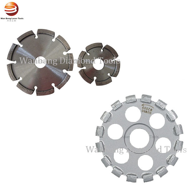 Factory 400mm Laser Welded Line Up Diamond Saw Blade With Flat Segments For General Buildings