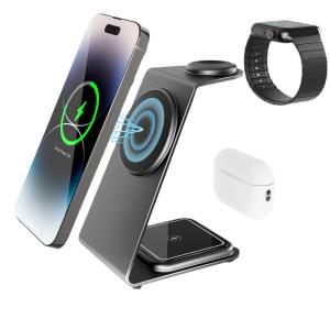 Wholesale 15W 10W 7.5W 5W Qi Standard Metal Wireless Charger with USB C Cable and Aluminum Alloy from china suppliers