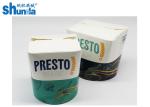 Flexo Printing PE Coated Paper Donner Box For Takeaway Packaging