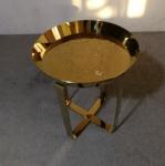 Minimalist Customized Coffee Table Stainless Steel , Titanium Italian Marble