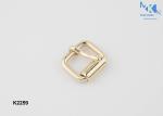 Custom Gold Shoe Buckles 15mm Size , Decorative Metal Strap Buckles K2259