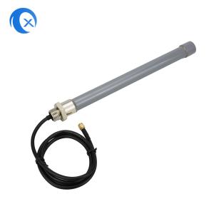 China 4G Omni Fiberglass Antenna 5dBi, 800/1800/2600MHz Multiband, Outdoor, 3m Cable, Grey on sale