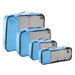 4 Pieces Packing Cube Set Finished Interior Seams And Mesh Top