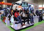 3 Seats Vritual Reality Cinema Equipment , Electric Control System 9d Vr