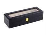 Premium Wooden 6 Slots Watch Box for Men Elegant Solid Wood Design. Perfect for