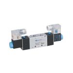 Normally Closed Pneumatic Solenoid Valve 4V100 ~ 400 Series 5 / 2 Way Threaded