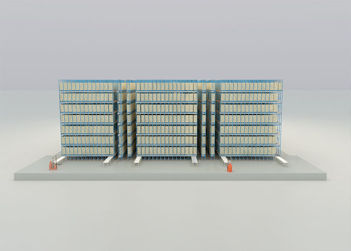 Selective High Density Radio Shuttle Storage System Anti Corrosion Heavy Duty
