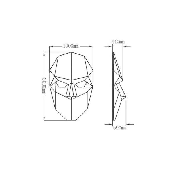 Face Shape P5 Special LED Display