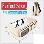 Newborns Diaper Bags Travel Bassinet , Messenger Changing Bag 3 In 1 Safe