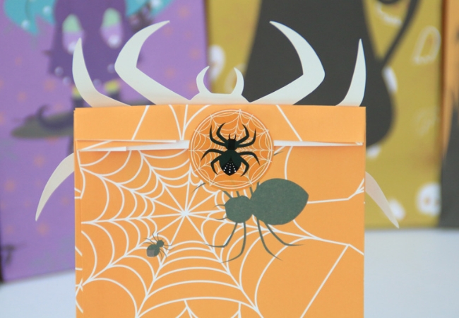 Party Halloween Biodegradable Paper Bakery Bags For Bread ，kraft paper bag