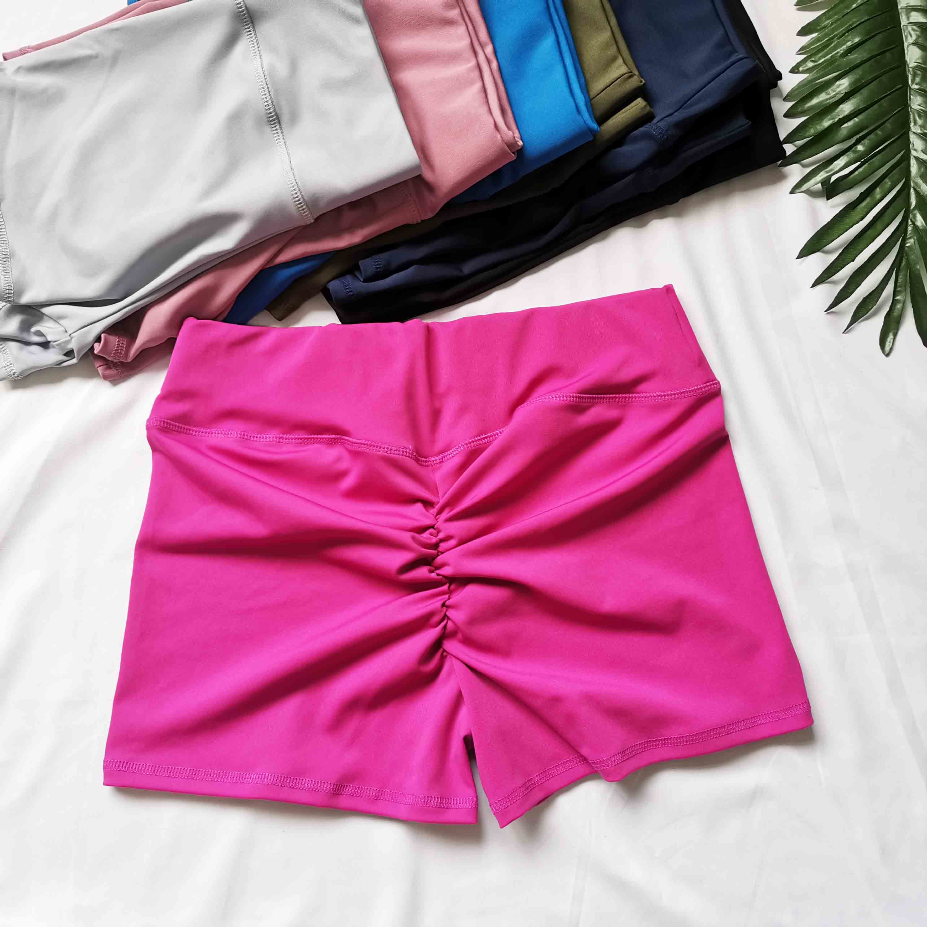 Wine Red High Waisted Yoga Pants