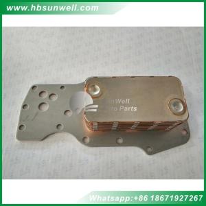 Wholesale Oil cooler 3959031 4896407 for Genuine Cummins ISDE4 diesel engine parts 7-Layers oil cooler from china suppliers