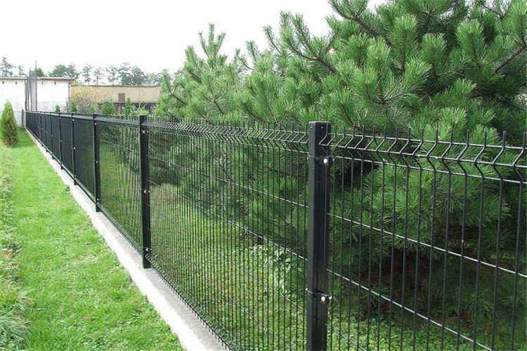 1030MM 1230MM 3D Curved Welded Wire Mesh Decorative Garden Mesh Fence