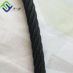 Medium Lay 16mm Twist Polyester Combination Rope For Children Playground
