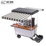 Four Wheel Electric Scooter Coffee Bike Cart IPX4 18KM/H