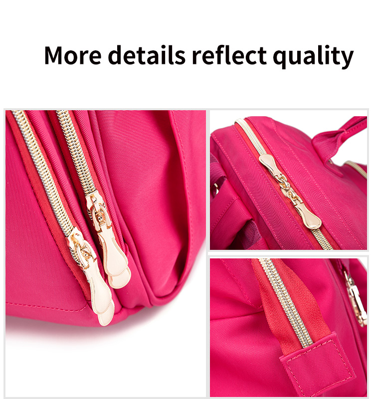Multifunctional Adventure Diaper Bag Backpack With USB D Buckle Trailer Design