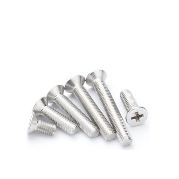 Black Oxide Finish SUS 304 316 Stainless Steel Phillips Flat CSK Head Long