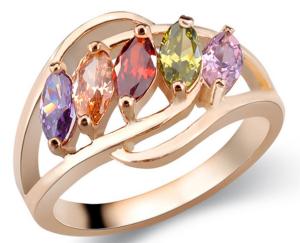 Wholesale Top luxury Hoop CZ Ring Micro Pave CZ Ring from china suppliers