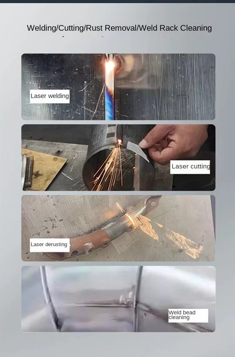4 in 1 Handheld Laser Welding Machine for Metal Carbon Stainless Steel Sheets Aluminum Continuous Fiber Laser