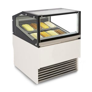 Buy cheap Low Profile Deli Display Fridge Ice Cream Display Case Fan Cooling R404a from wholesalers
