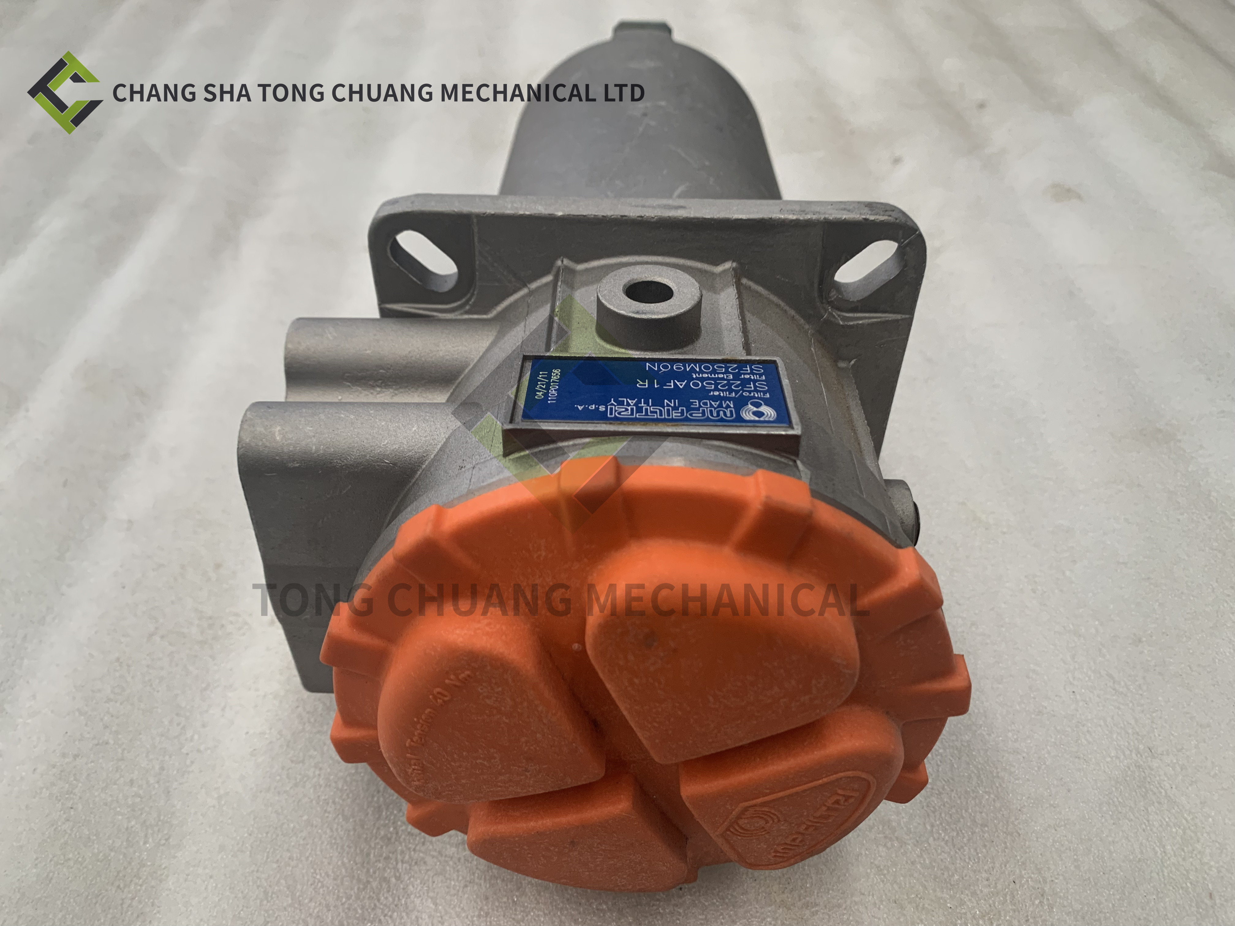 Arm Pump, Constant Pressure Pump Oil Suction Filter Assembly SF2250AF1RM90V for Zoomlion Concrete Pump Truck 1010600435