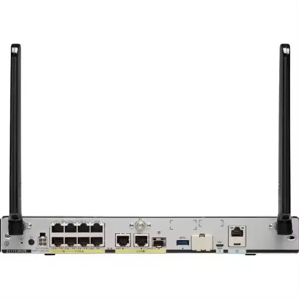 1100 Series 8-Port Dual GE WAN Ethernet Router with POE QoS SNMP Functions-Model C1111-8P
