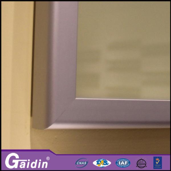 anodized wooodgrain glass insert 1000 to 6000mm kitchen cabinet aluminum door