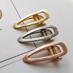 silver gold hair clip wedding accessories pins 6x2cm