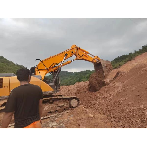 Yellow Short CX210 Excavator Tunnel Boom Q355B Material Durable