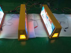 Wholesale Easy installation taxi led advertising sign , wireless taxi top sign from china suppliers