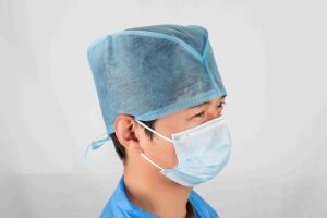 Wholesale Doctor And Nurse Medical Doctor Cap With Machine Made Ties At Back from china suppliers