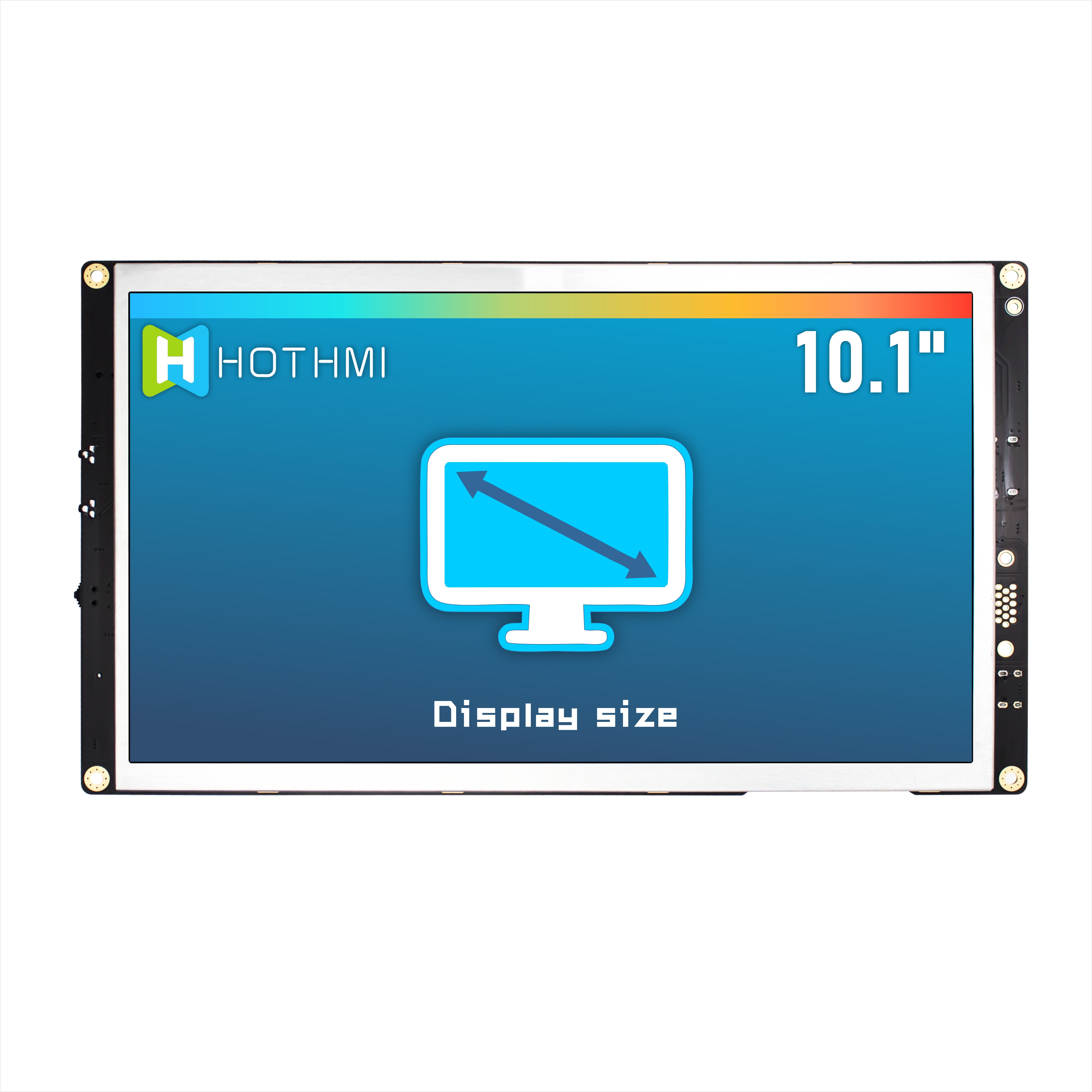 10.1 Inch HI IPS 1024x600 TFT LCD Module Display Sunlight Readable With Raspberry Pi