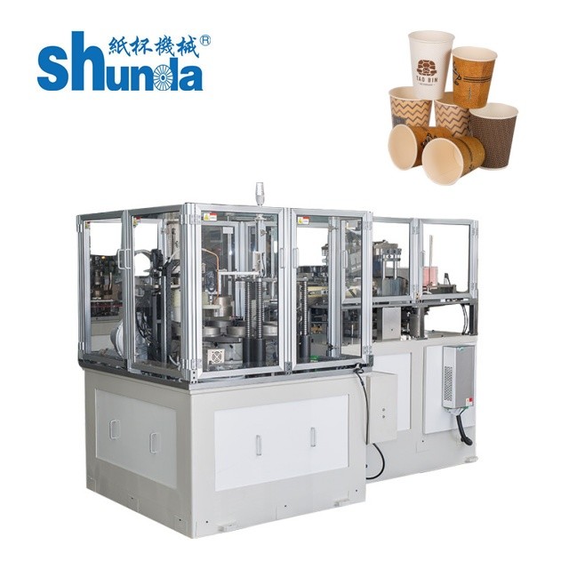 Disposable Automatic Paper Cup Forming Machine 120 Pcs/Min For Two-Layer Cup
