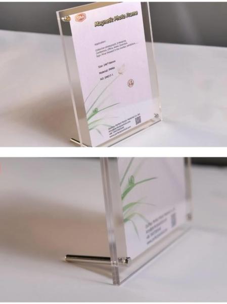 Screw Stand Clear Acrylic Picture Frames Acrylic Cube Photo Frame Acrylic Photo