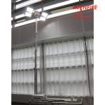 3.7m vehicle roof mount pneumatic telescopic mast light tower for fire tenders/