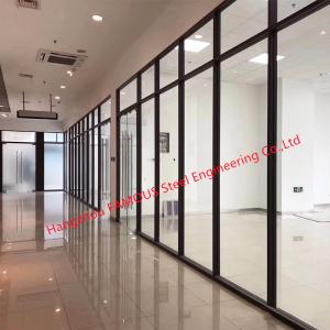 Wholesale OEM Demountable Aluminum Frame Double Glass Partition Soundproof from china suppliers