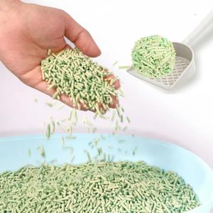 Wholesale Eco Friendly Green Tea Tofu Cat Litter Low Tracking from china suppliers