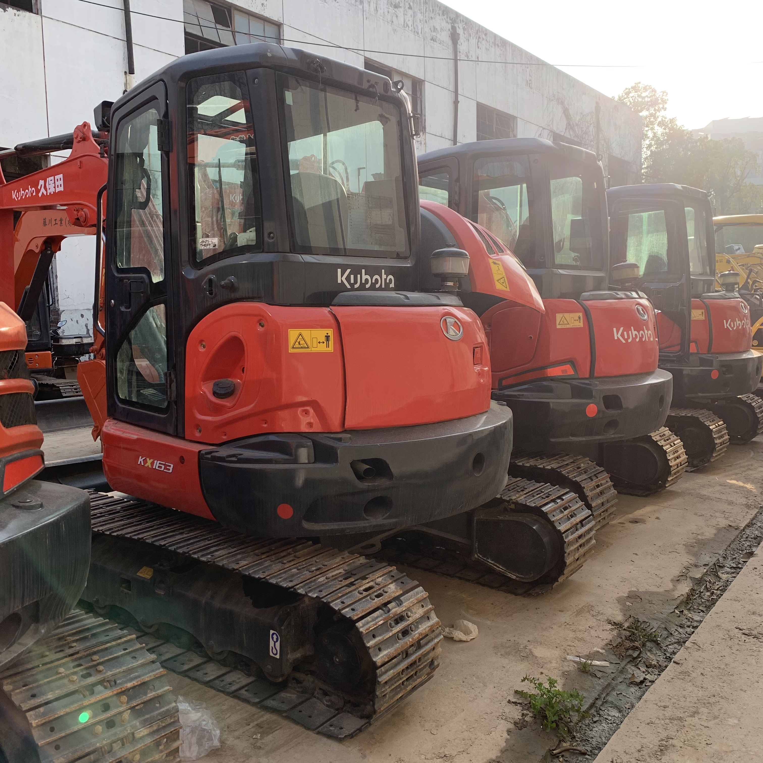 Kubota KX163 KX165 KX155 Second Hand Mini Excavator with Excellent Working Performance