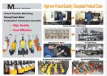 Magnetic Plate Marble Manual Floor Polisher 7.5HP 380V / Concrete Floor Grinder